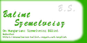 balint szemelveisz business card